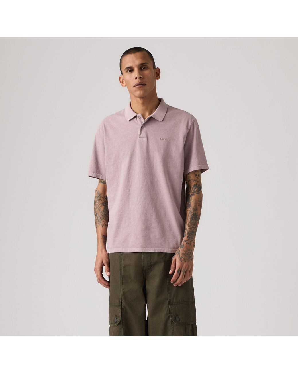 Polo Authentic di Levi's in Pink da Uomo