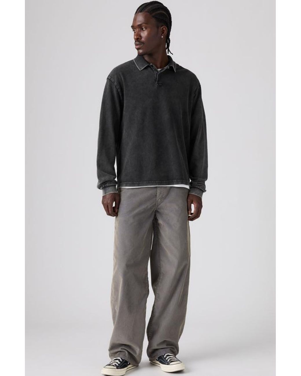 Levi's Black 578 Baggy Corduroy Pants for men