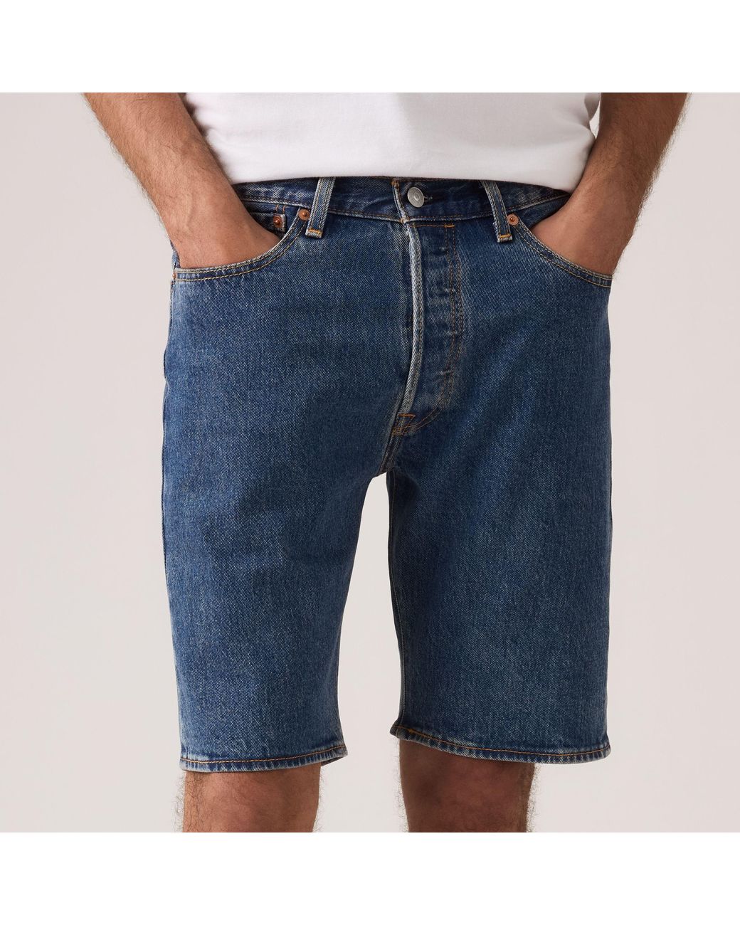 Levi's Blue 501 Original Shorts for men