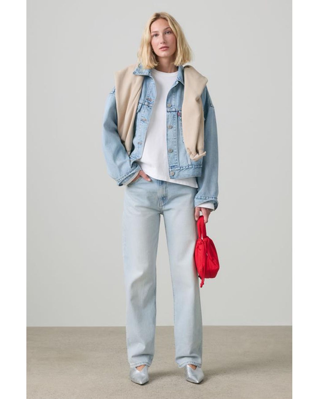 Levi's Blue Easy Dad Jeans