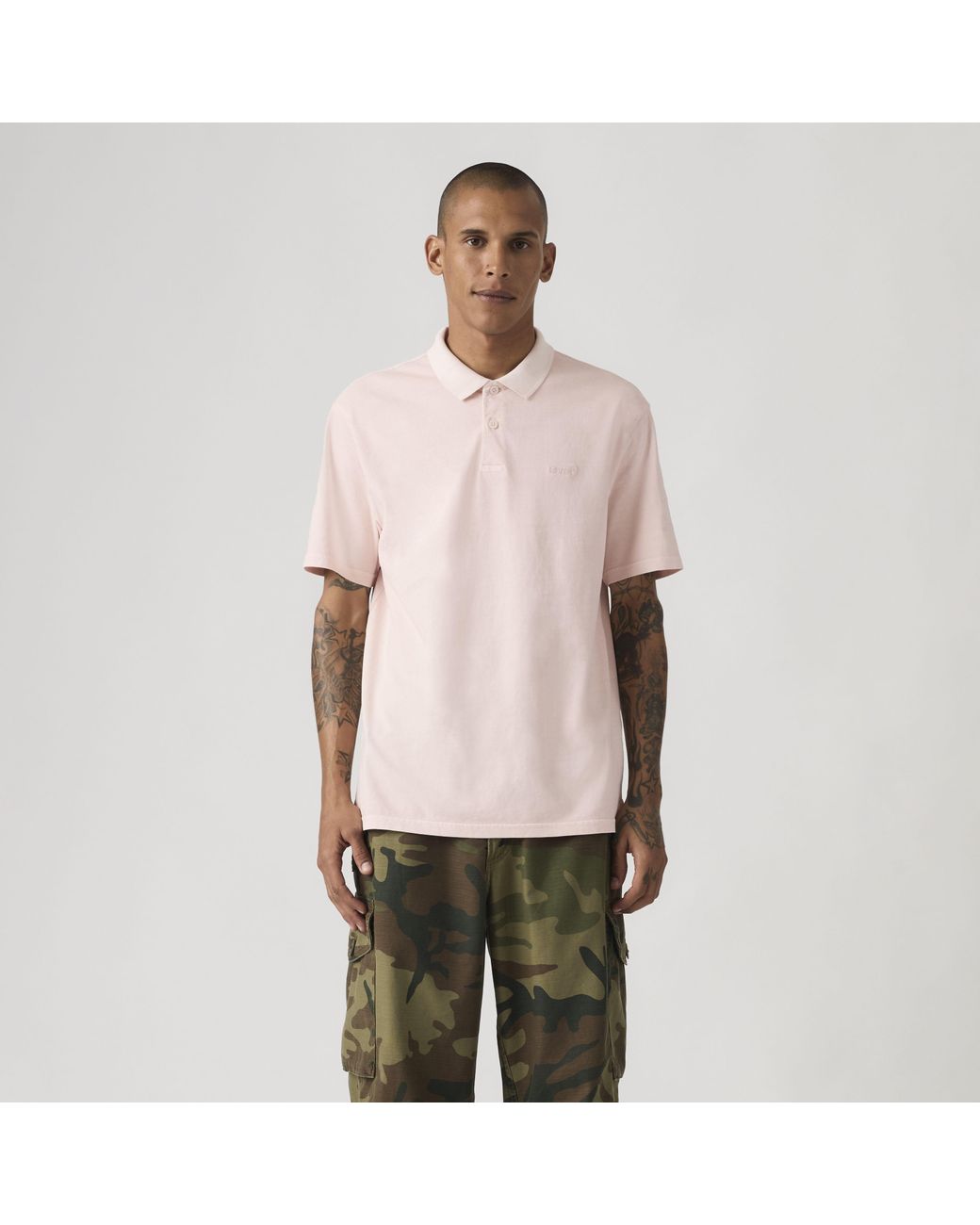 Levi's Authentic Polo in het Natural voor heren