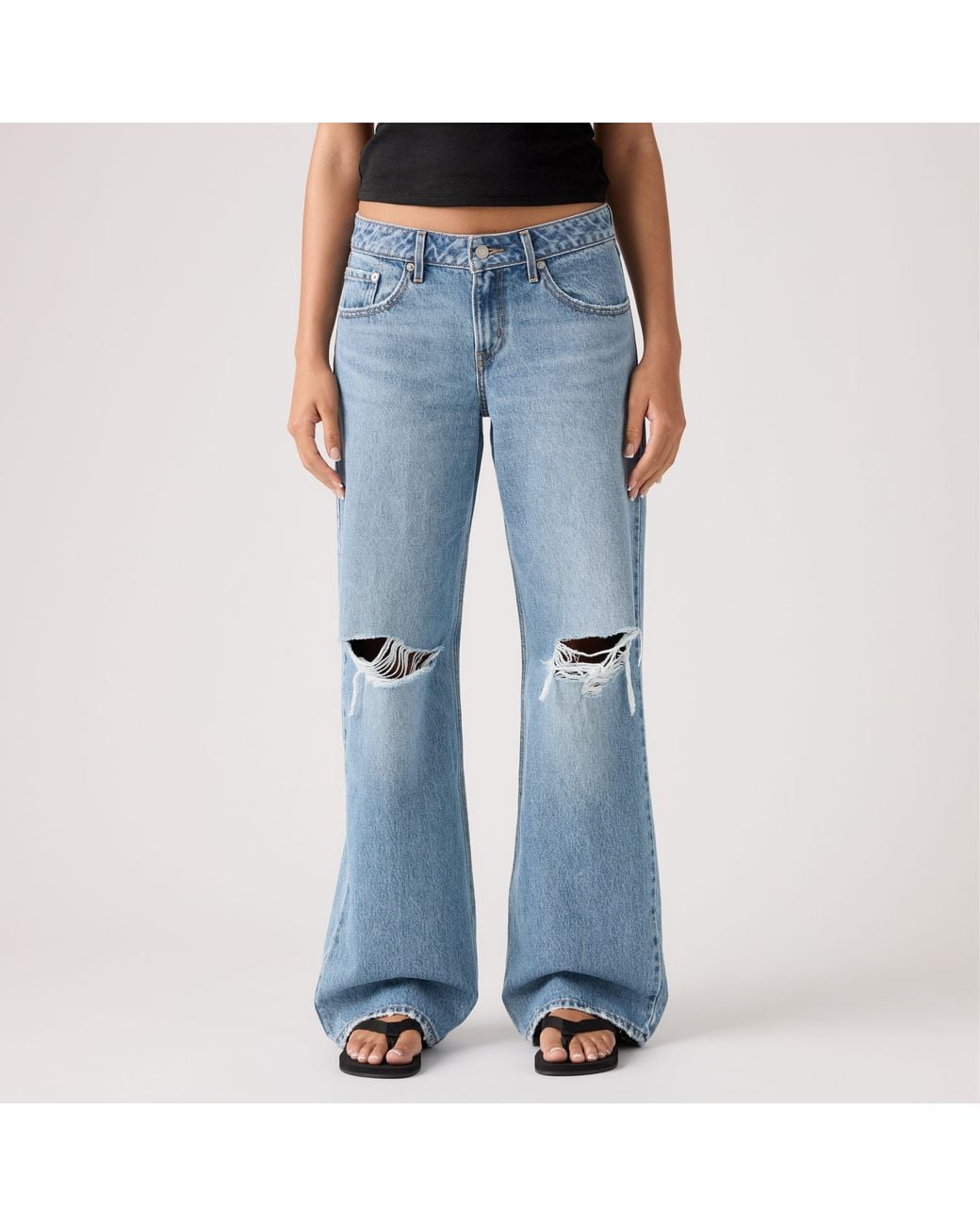 Loose Boot Jeans Levi's de color Blue