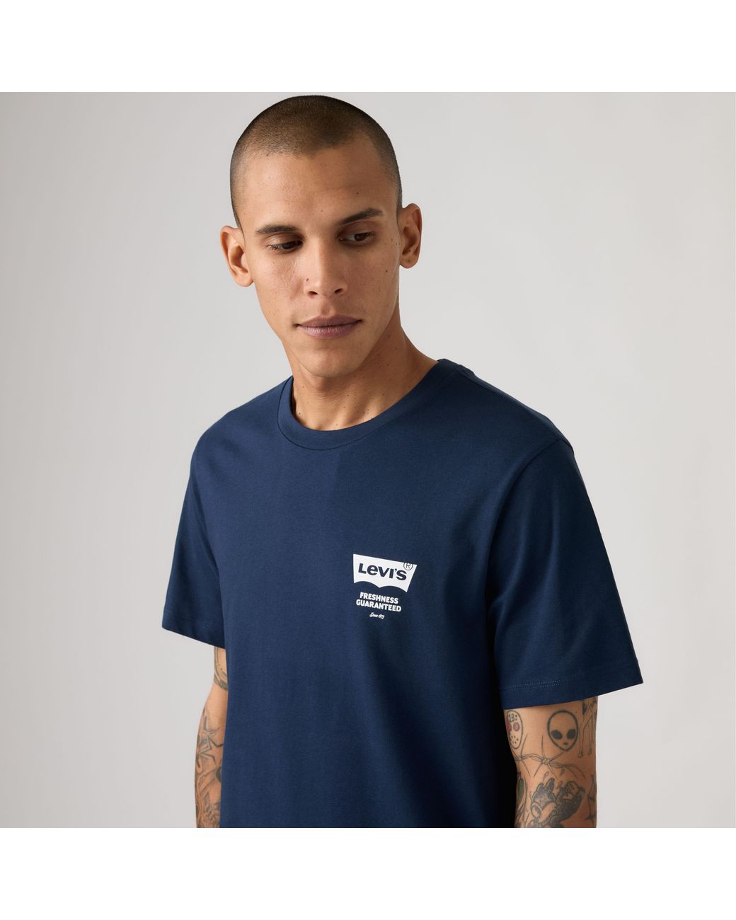 Levi's Blue Classic Graphic Tee for men