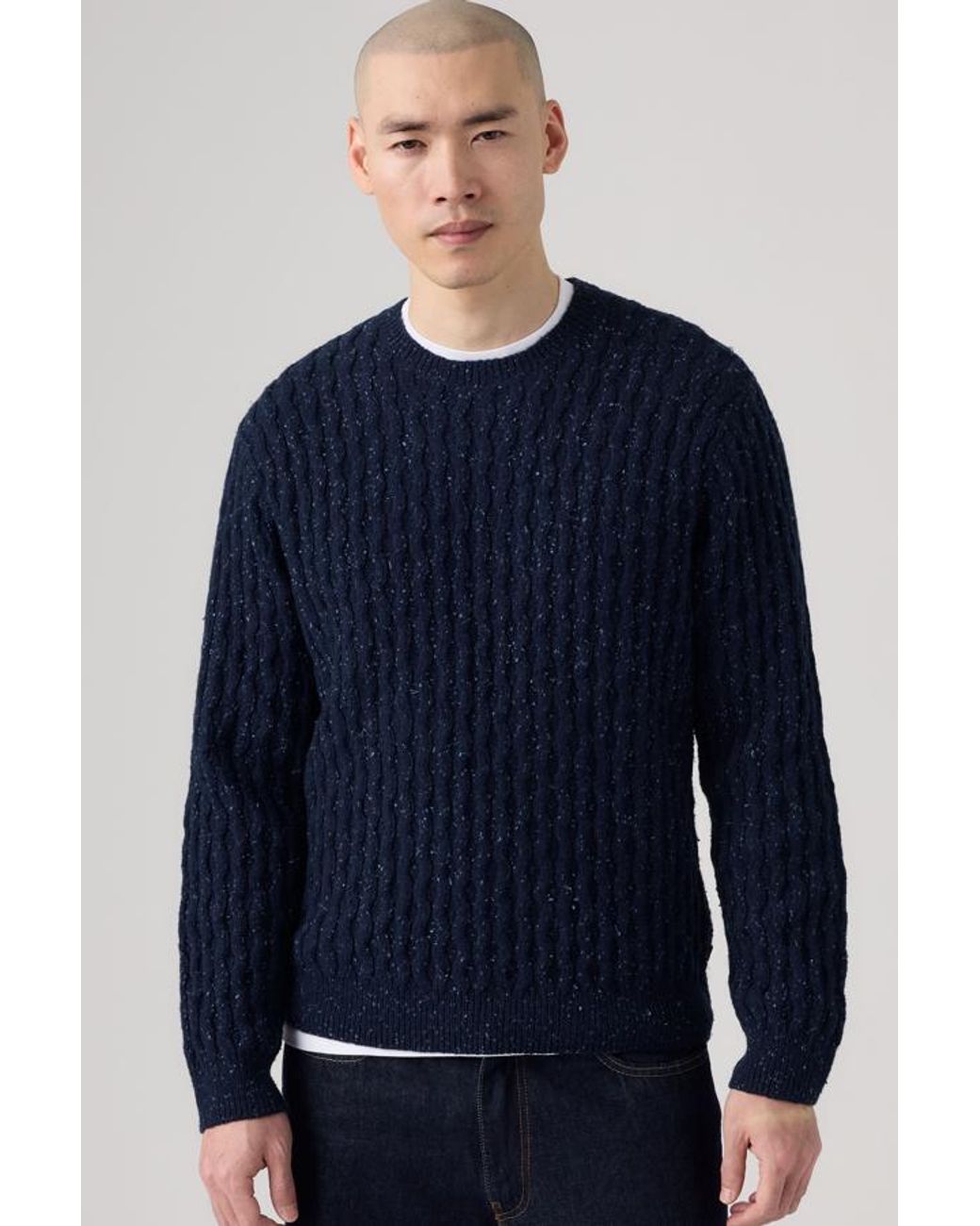 Levi's Blue Presidio Crewneck Sweater for men