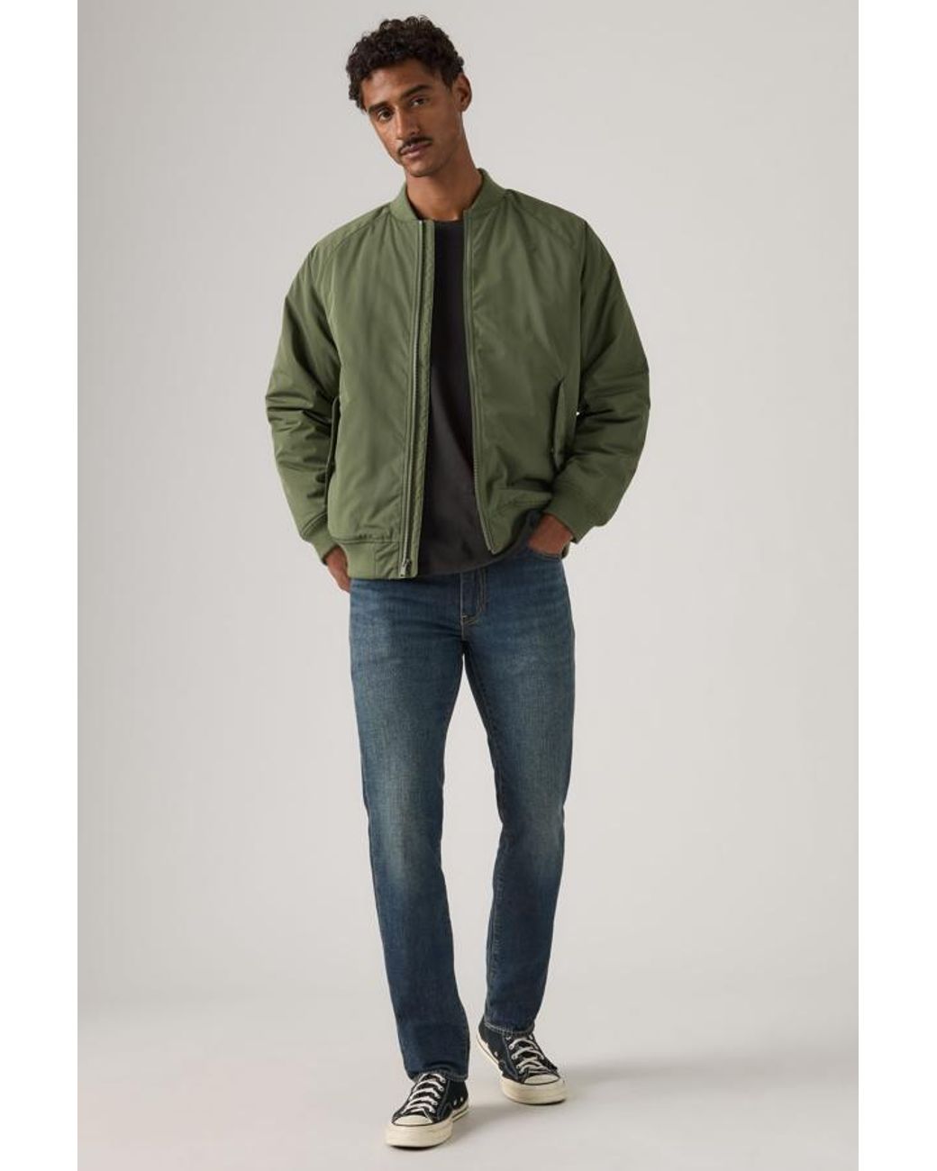 Levi's Green 511 Slim Linen+ Denim Jeans for men