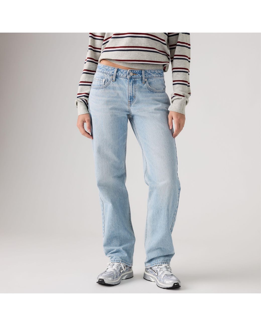 Levi's Blue Low Straight Jeans