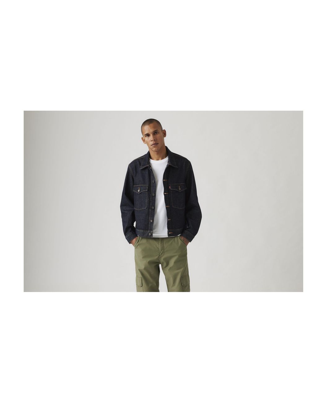 Levi's Blue Embarcadero Station Trucker Jacket for men