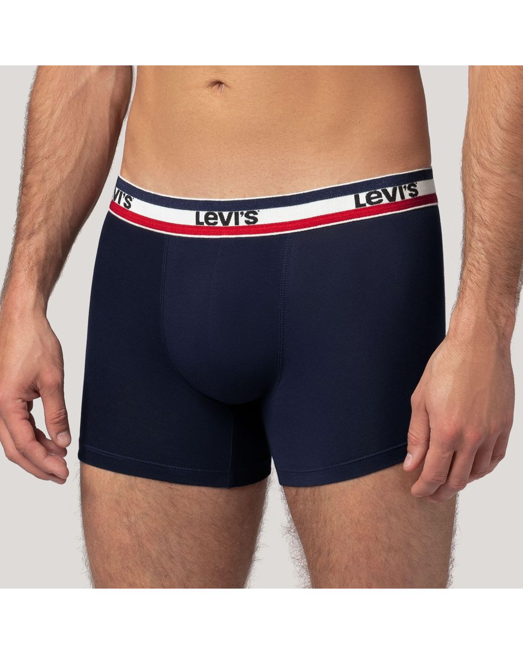 Levi's Blue Repeat Logo Boxer Brief 2 Pack for men