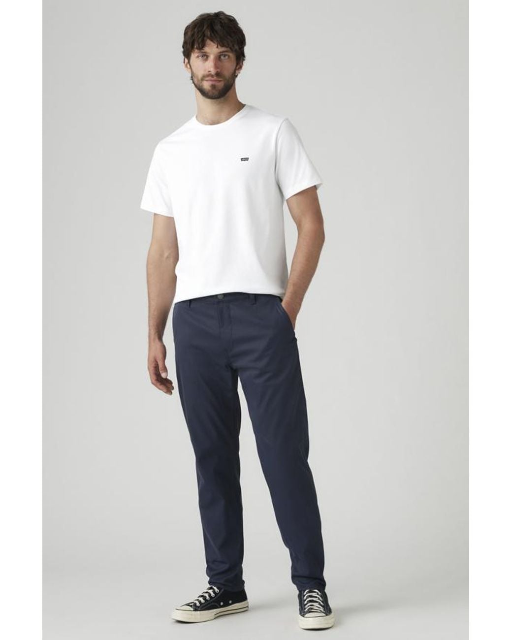 Levi's Blue Xx Chino Standard Taper Tech+ Pants for men
