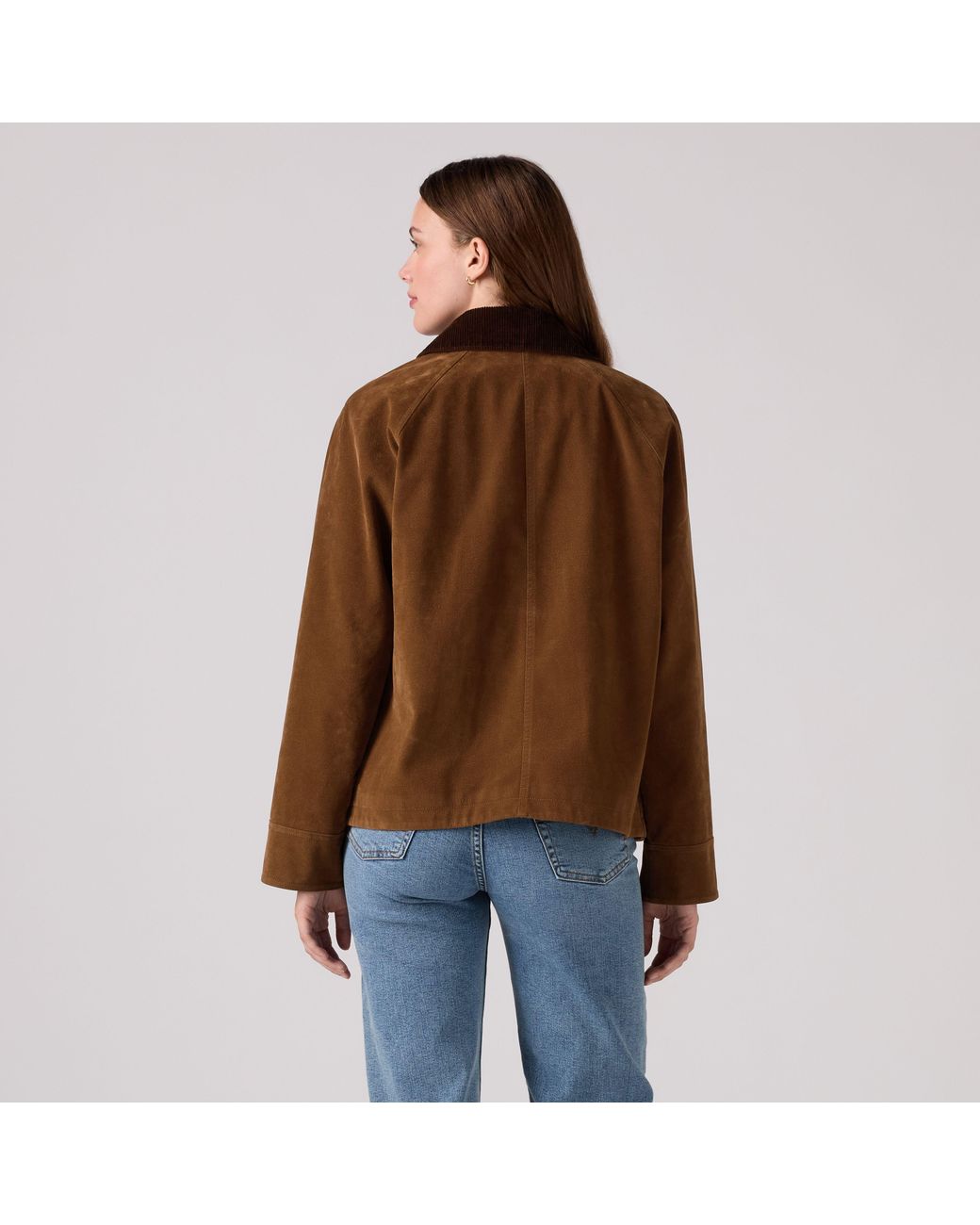 Short Western Bomber Jacket Levi's de color Brown