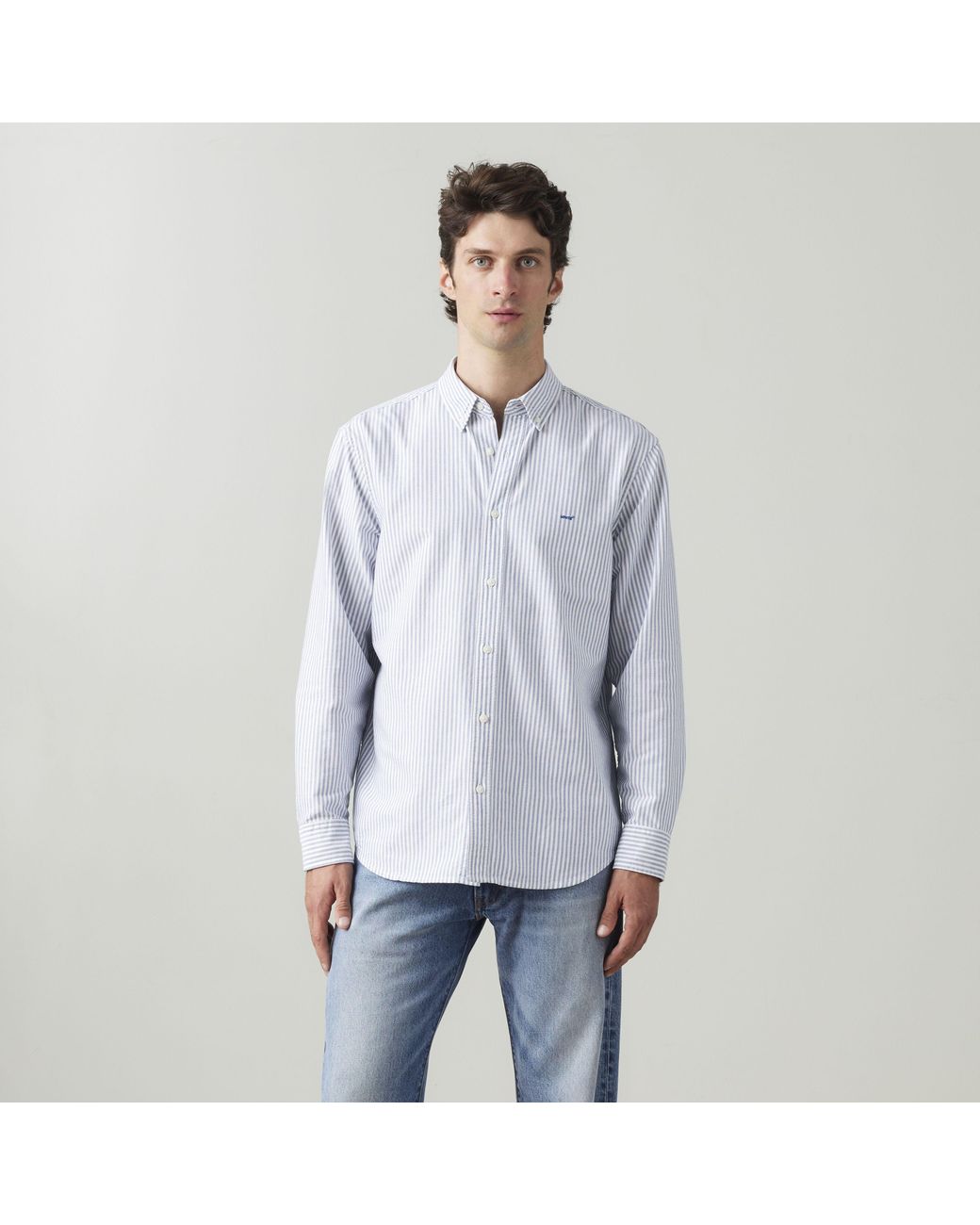 Levi's Authentic Overhemd Met Knopen in het Blue voor heren