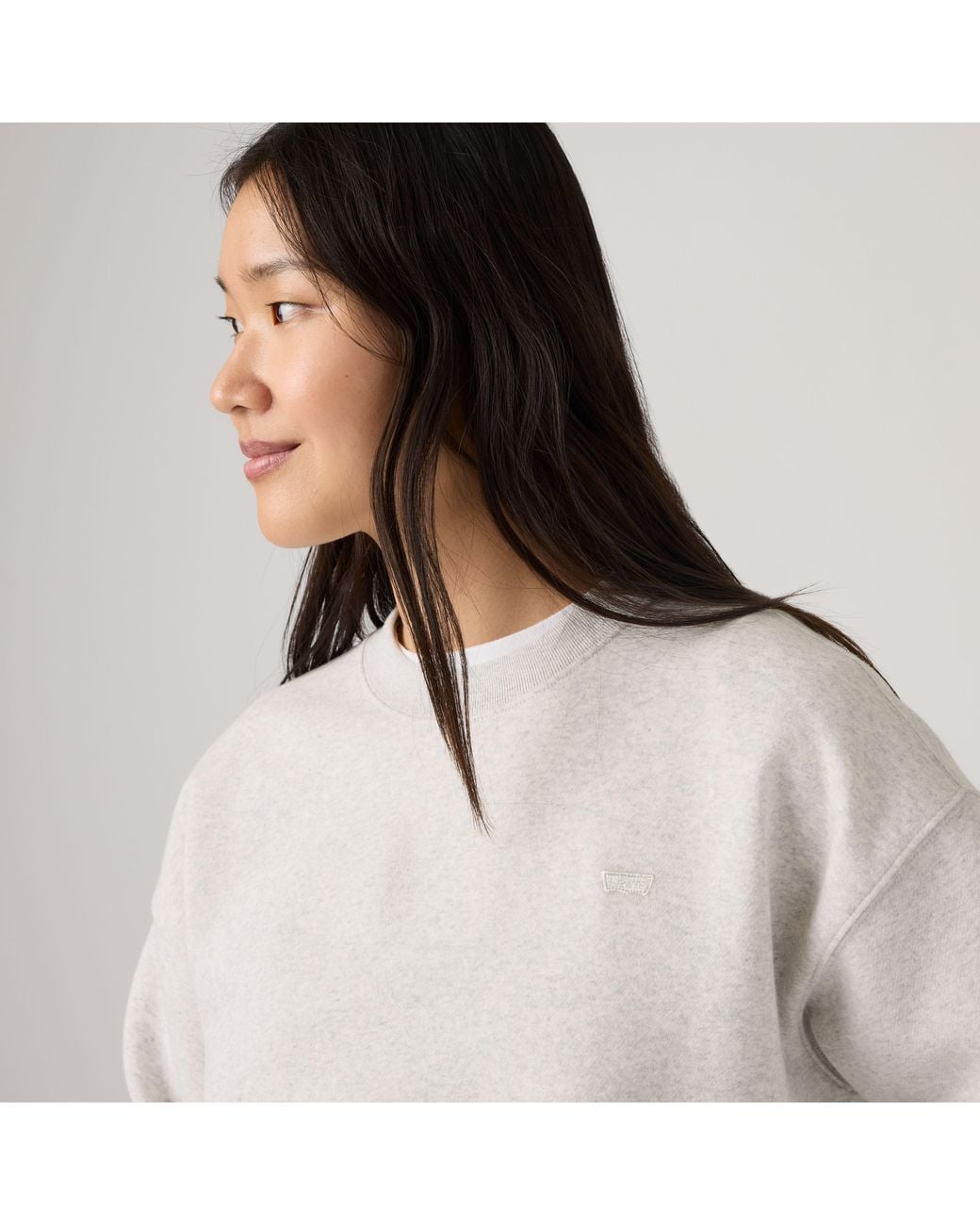 Levi's White Everyday Crewneck Sweatshirt