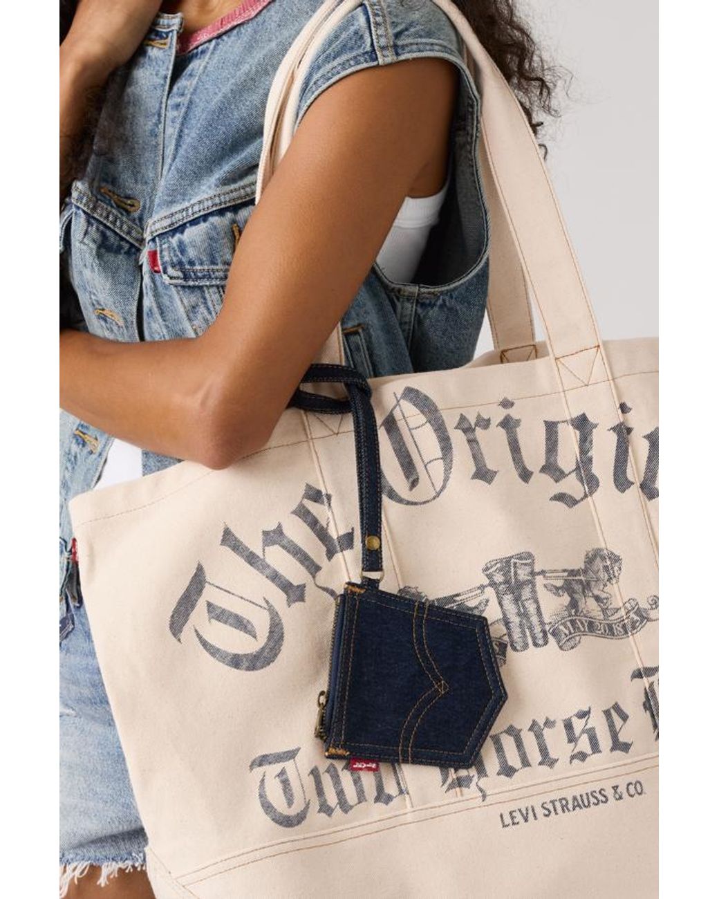Levi's Blue Back Pocket Pouch
