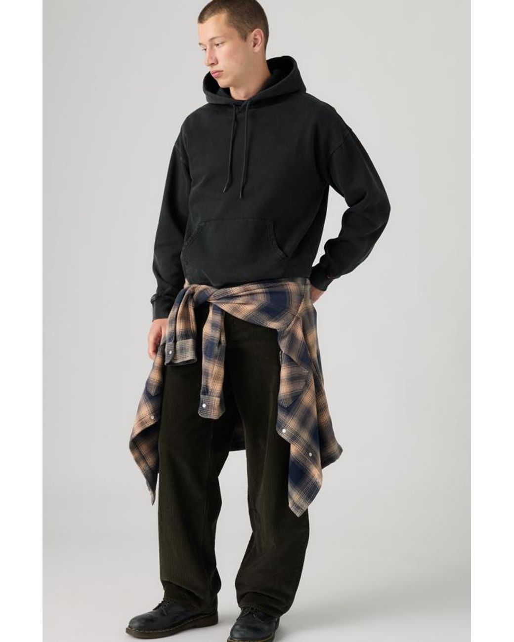 Levi's Black 578 Baggy Corduroy Pants for men