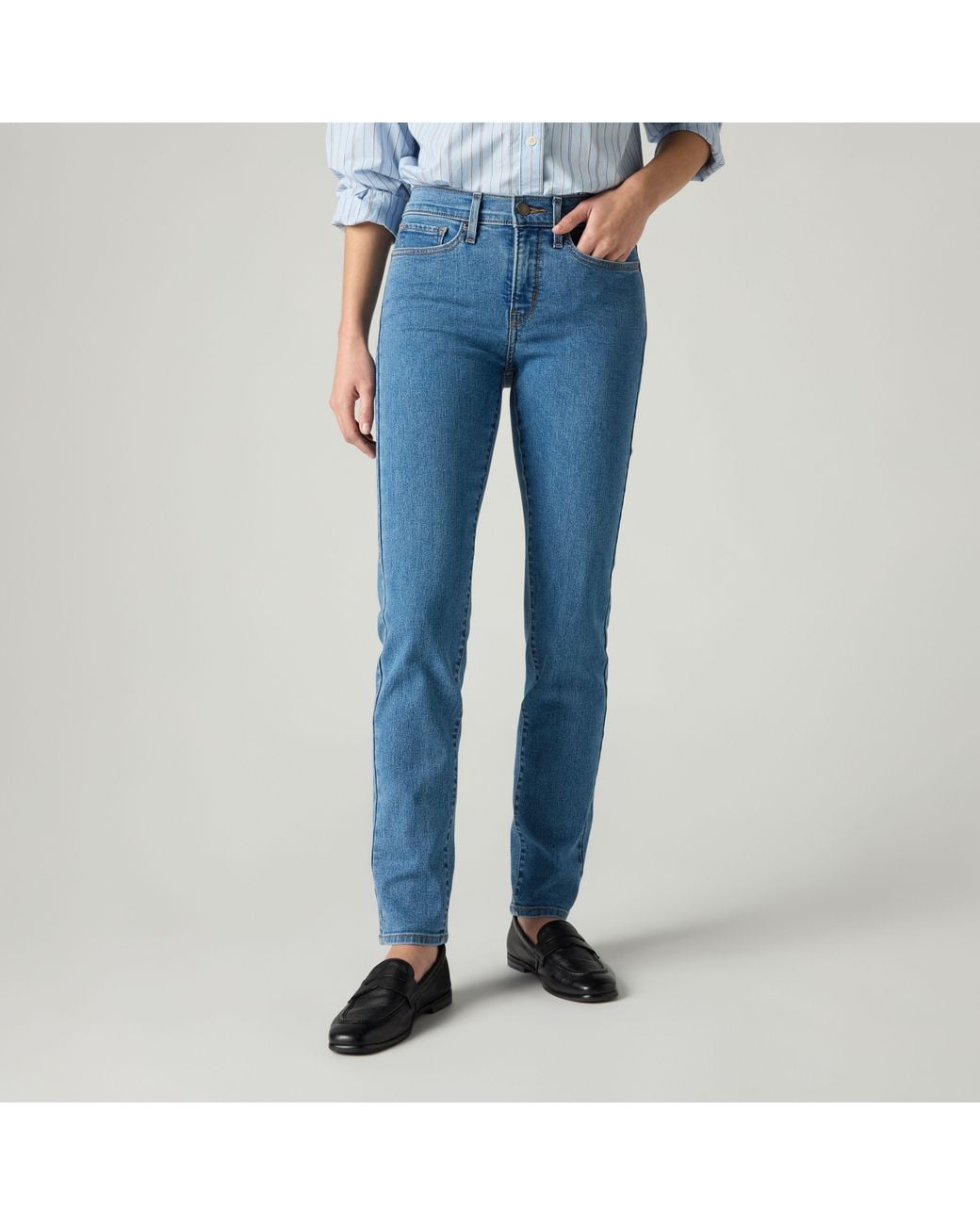 Levi's Blue 312 Shaping Slim Jeans