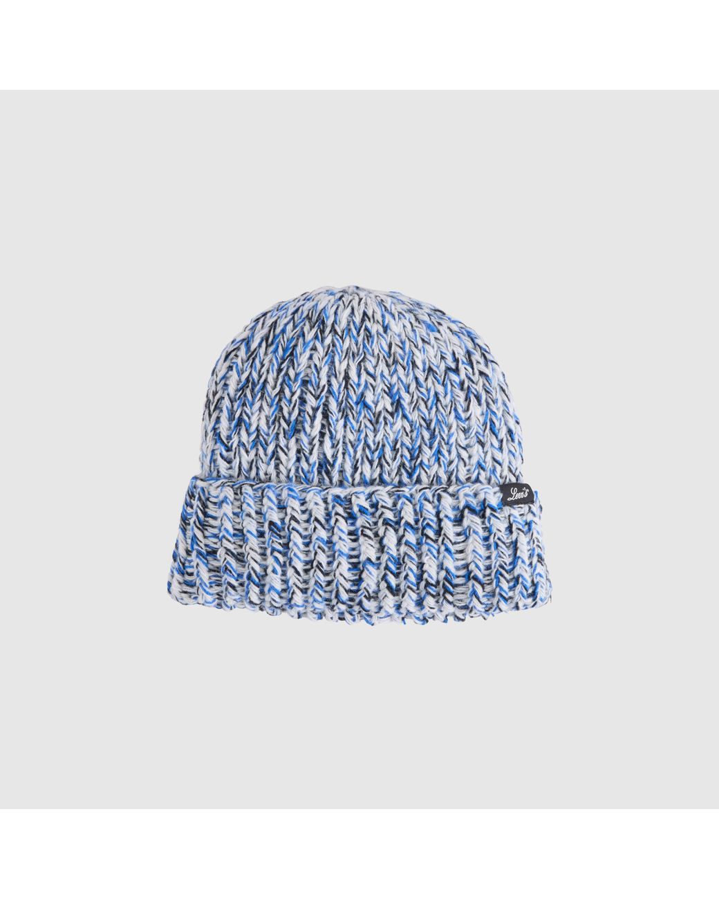 Levi's Blue Gigi Chunky Beanie for men