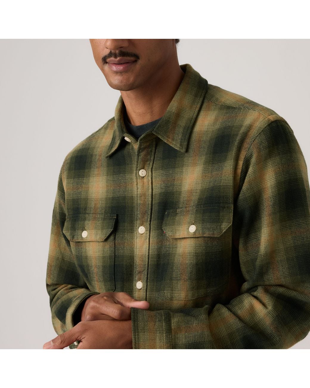 Sobrecamisa Jackson De Trabajo Levi's de hombre de color Green