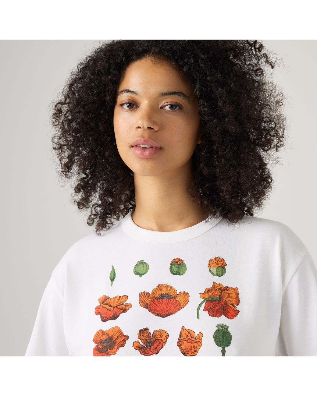 Camiseta Vintage Con Gráfico Levi's de color White