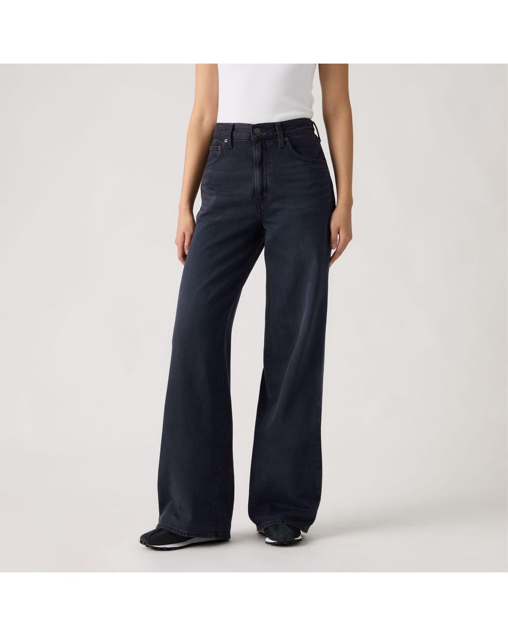 Levi's Blue Cinch Wide Leg Lightweight Jeans