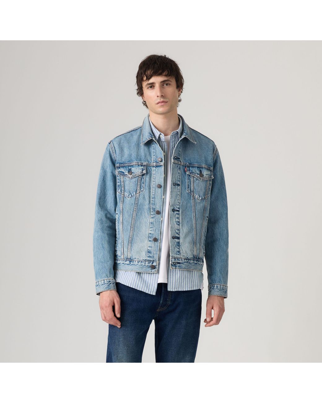 Levi's Trucker Jacket in het Blue voor heren