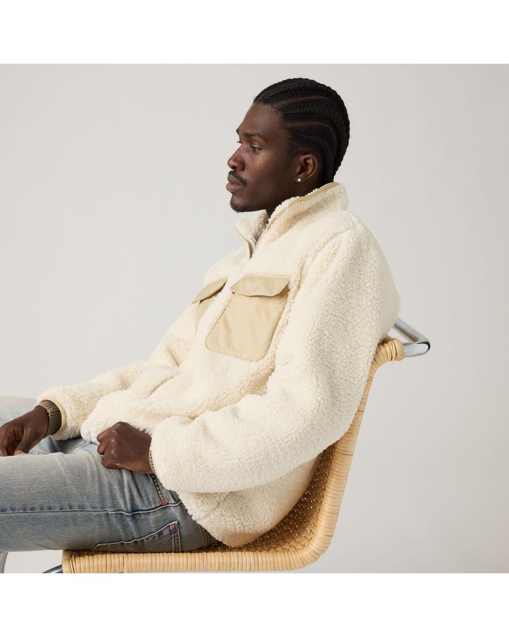 Levi's Natural Campo Sherpa Jacket for men