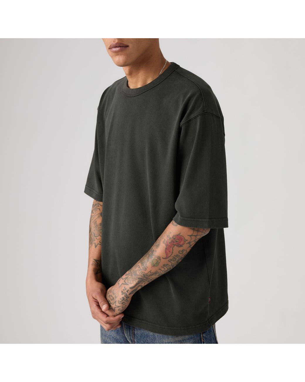 Levi's Black Heavyweight Loose Tee for men