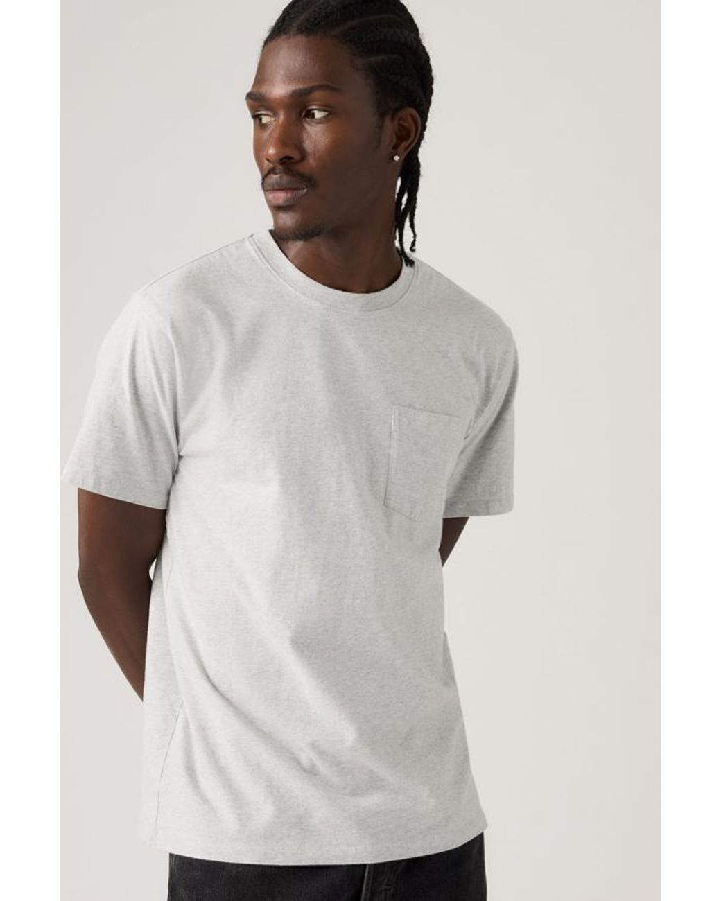 Levi's White Essential Pocket Tee for men
