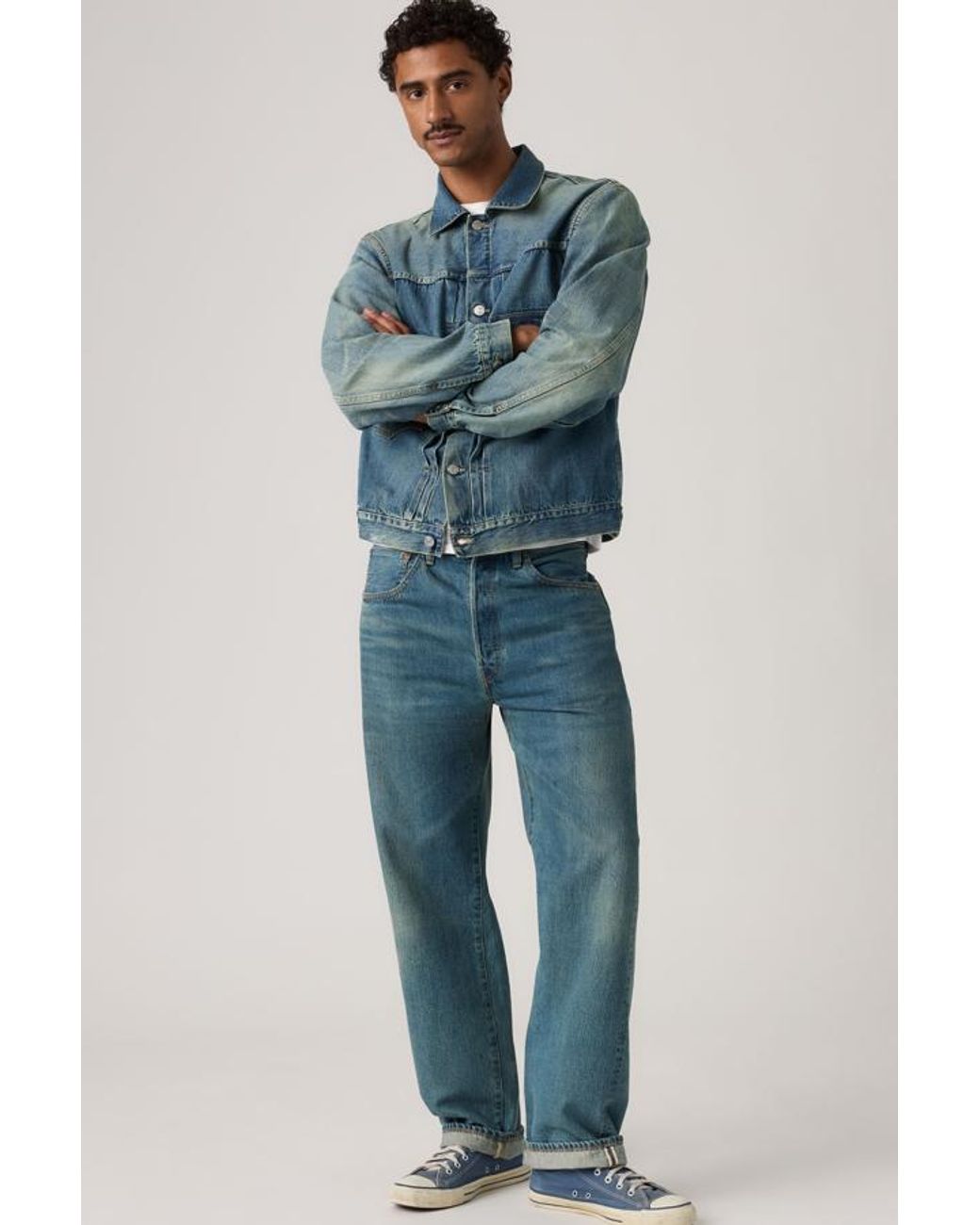 Levi's Blue Vintage Clothing 1955 501 Jeans for men