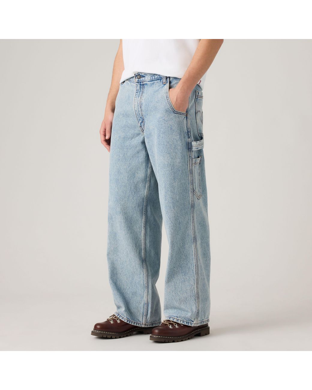 Levi's Blue Extra Baggy Utility Jeans for men