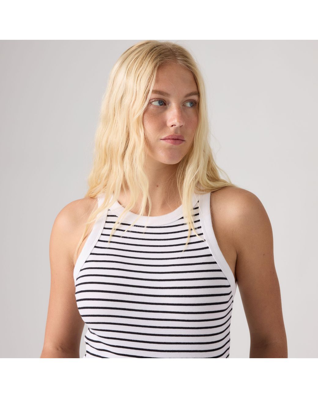 Levi's Blue Essential Racer Tank Top
