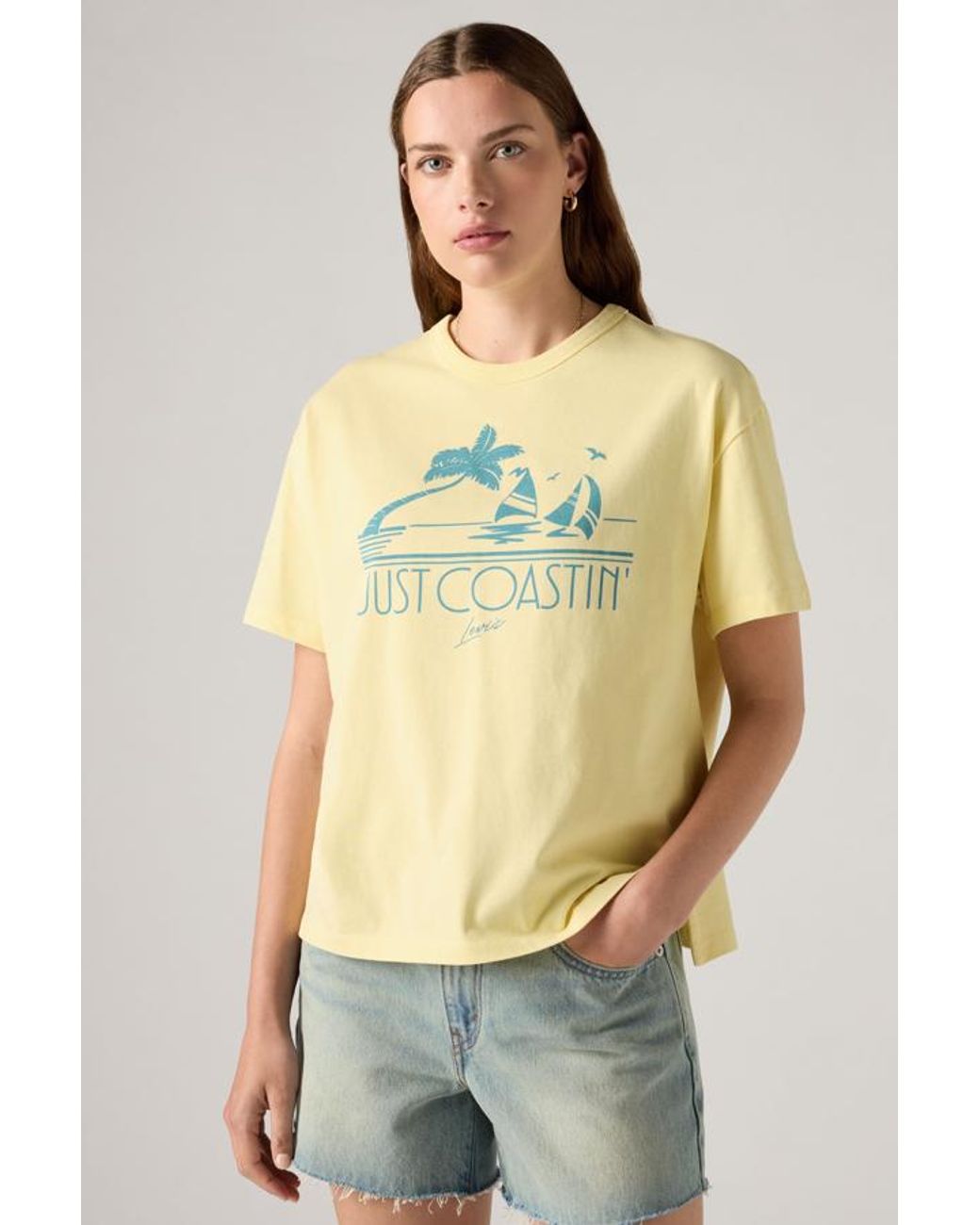 Levi's Yellow Graphic Vintage Fit Tee