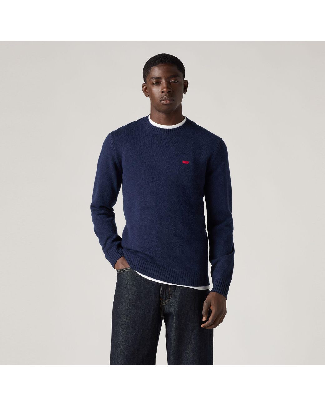Levi's Blue Original Housemark Sweater for men