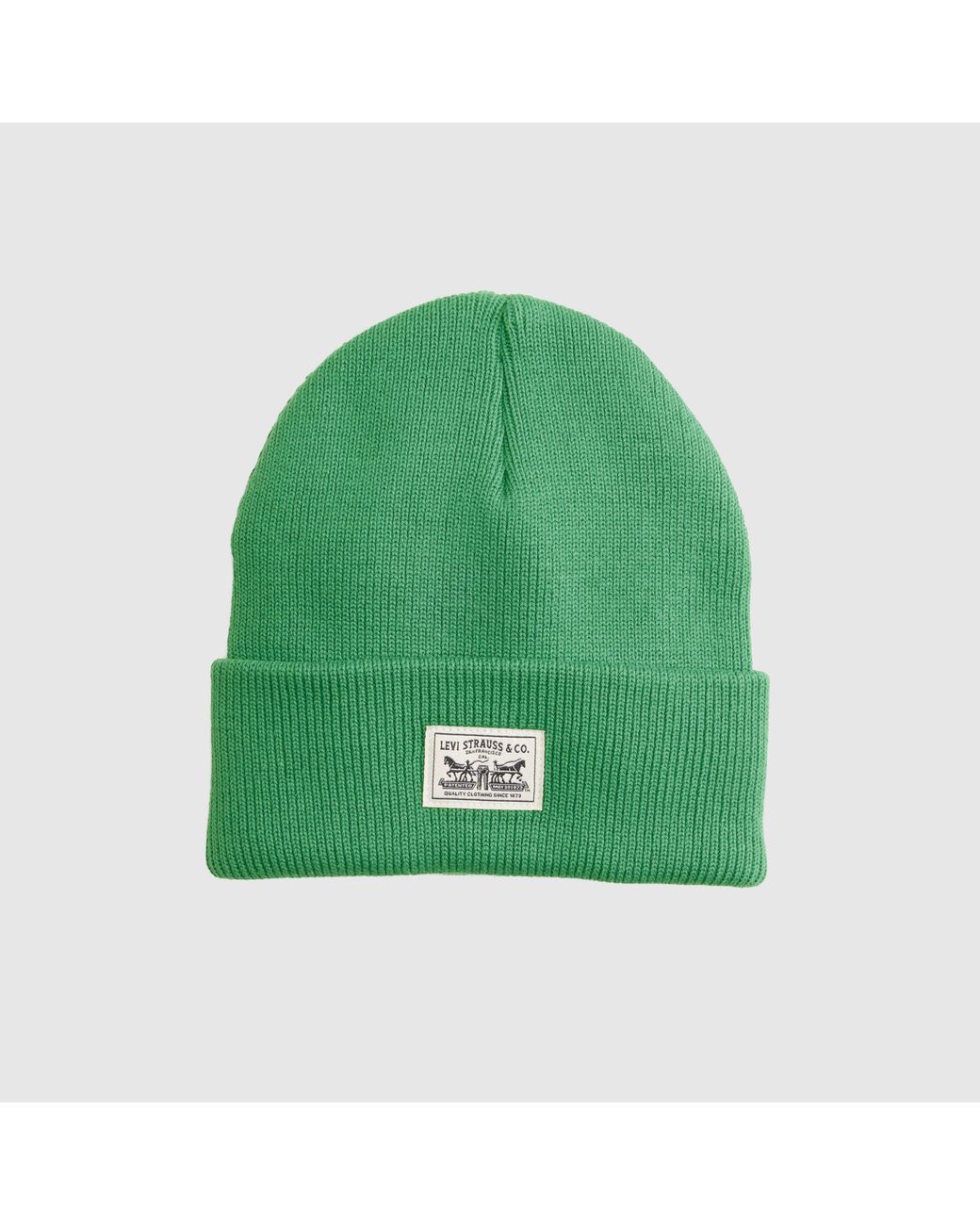 Levi's Green Backpatch Beanie