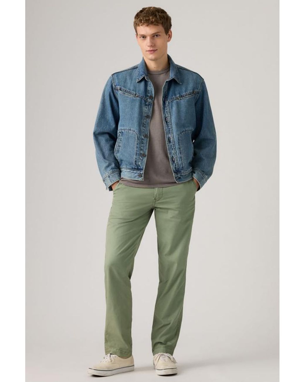 Levi's Blue Xx Chino Authentic Relaxed Lightweight Pants for men