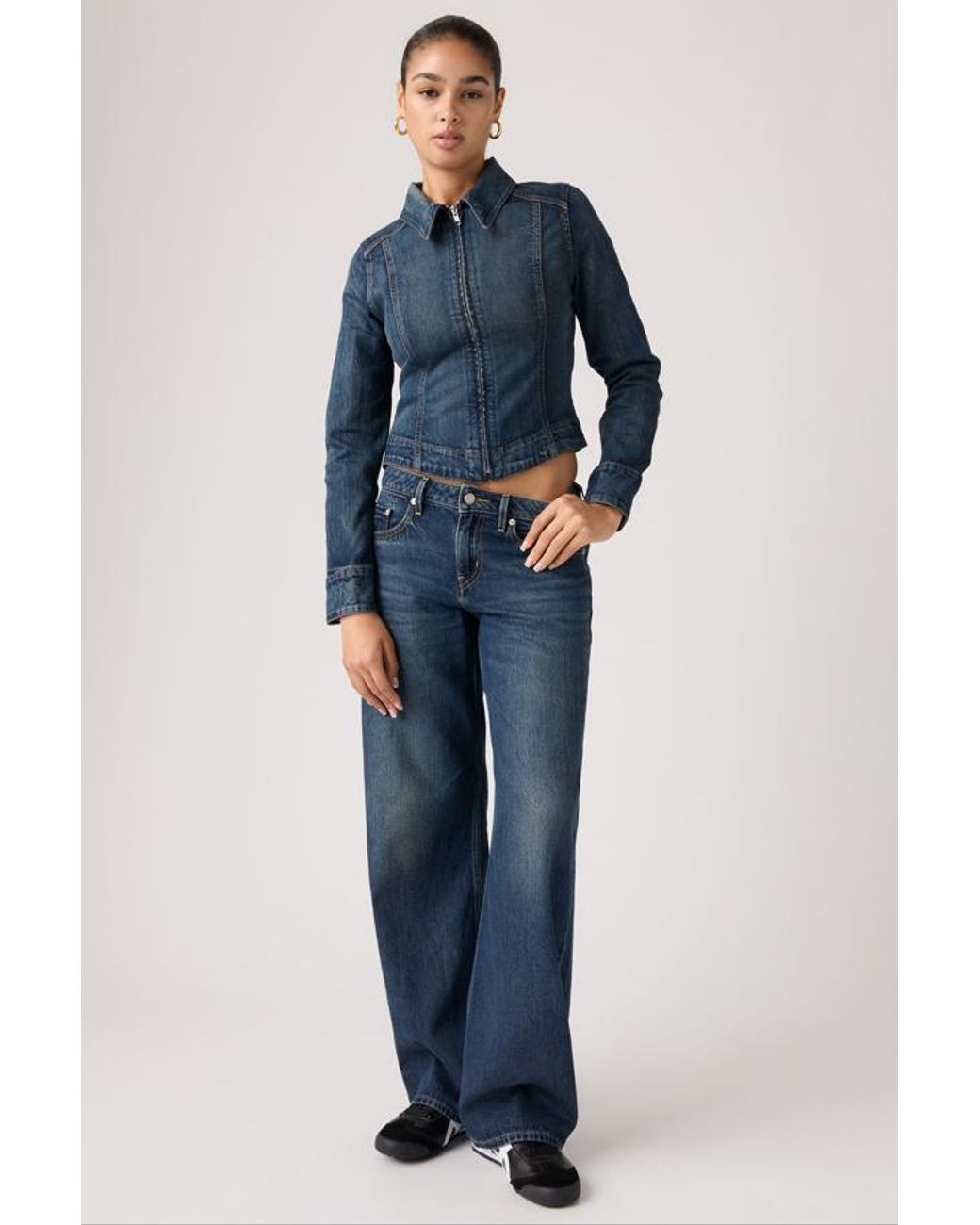 Levi's Low Loose Lightweight Jeans in het Blue