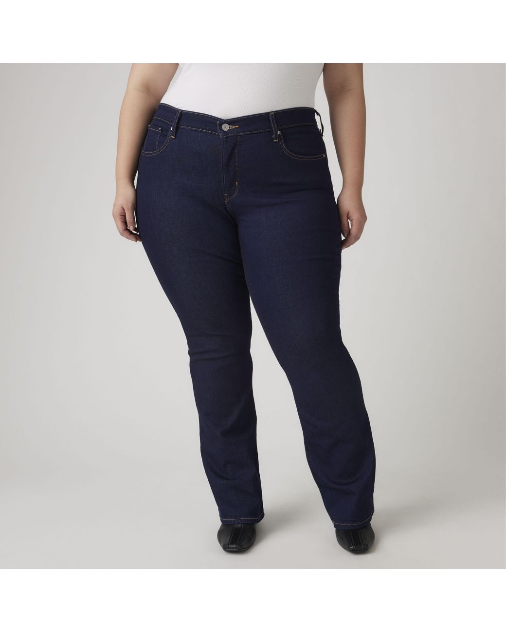 Levi's Blue 315 Shaping Boot Cut Jeans (Plus)