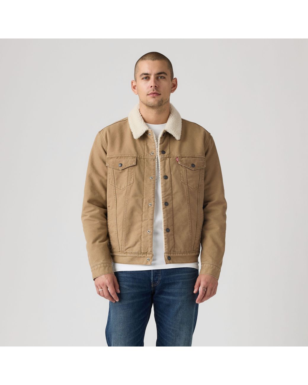 Trucker Jacket Type Iii Sherpa Levi's de hombre de color Natural