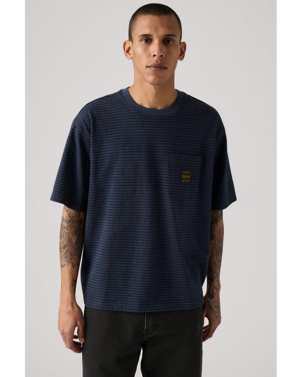 Levi's Blue Workwear Pocket Tee for men