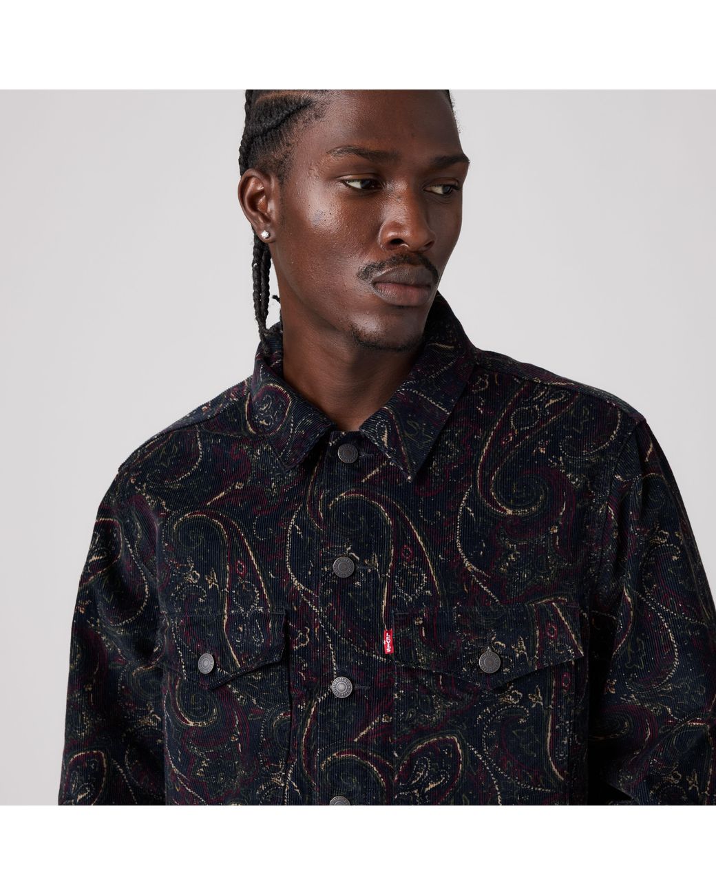 Levi's Black Embarcadero Station Corduroy Jacket for men