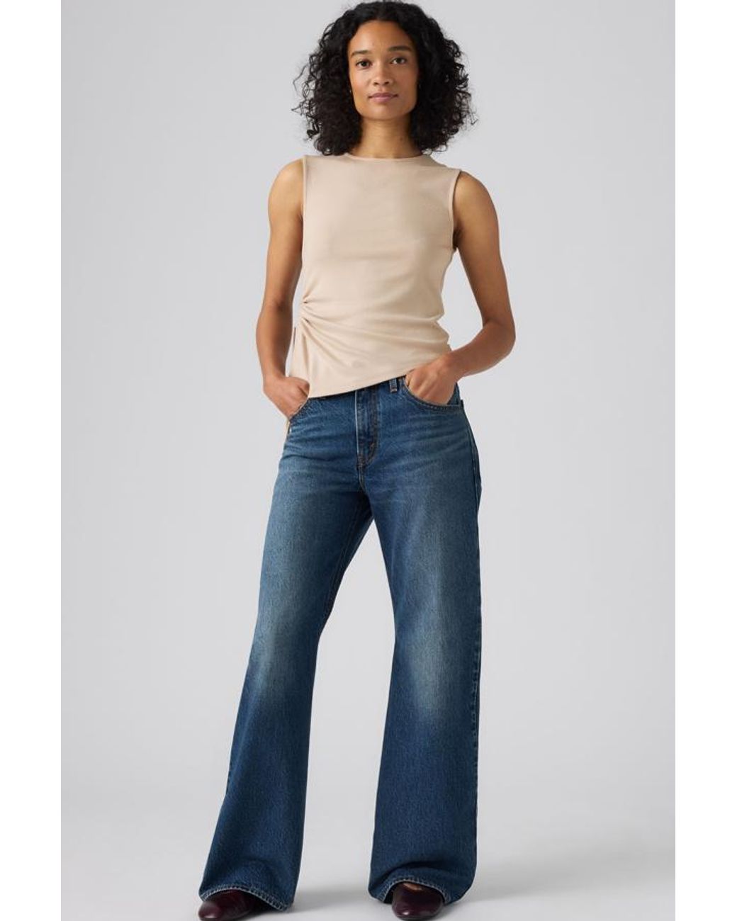 Jean Loose Boot Levi's en coloris Blue