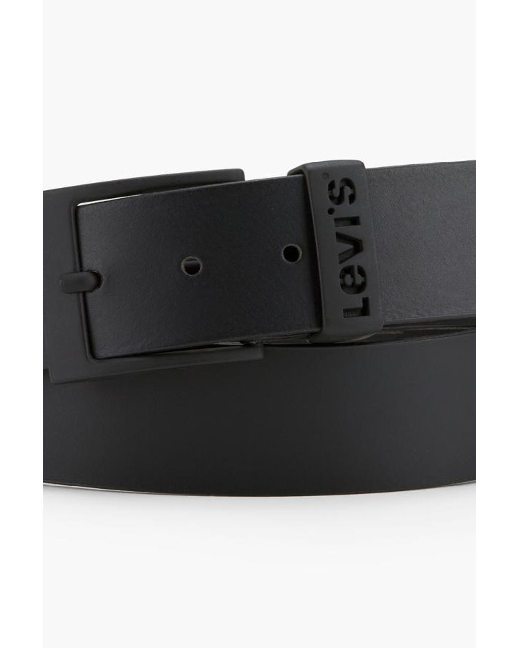 Levi's Black Ashland Metal Belt for men
