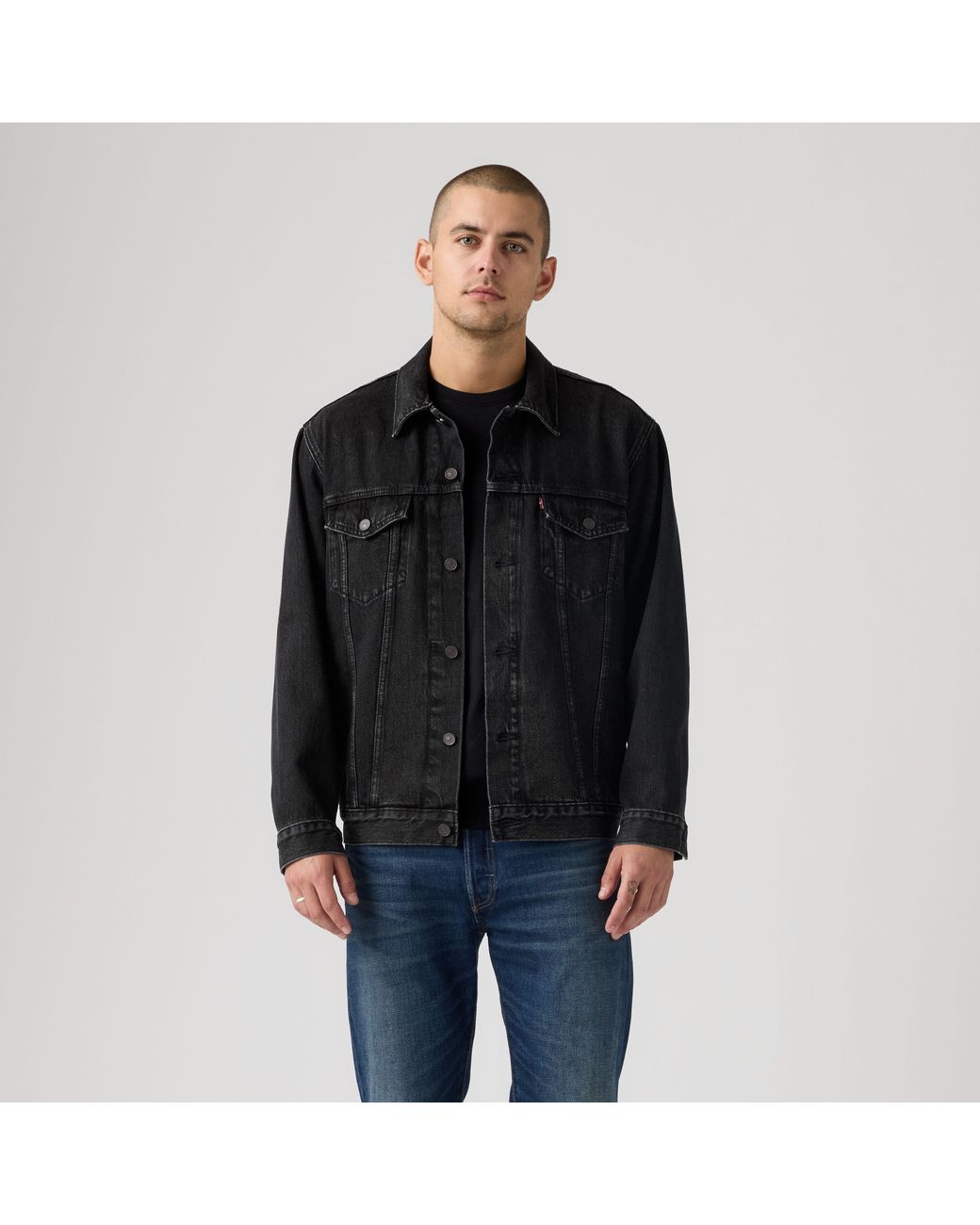 Chaqueta Trucker Relaxed Type Iii Levi's de hombre de color Black