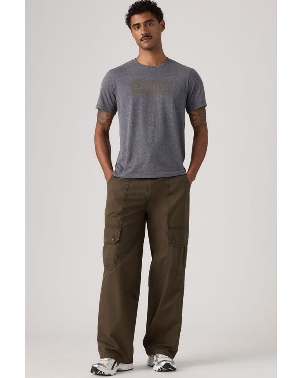 Levi's Blue Extra Baggy Cargo Pants for men