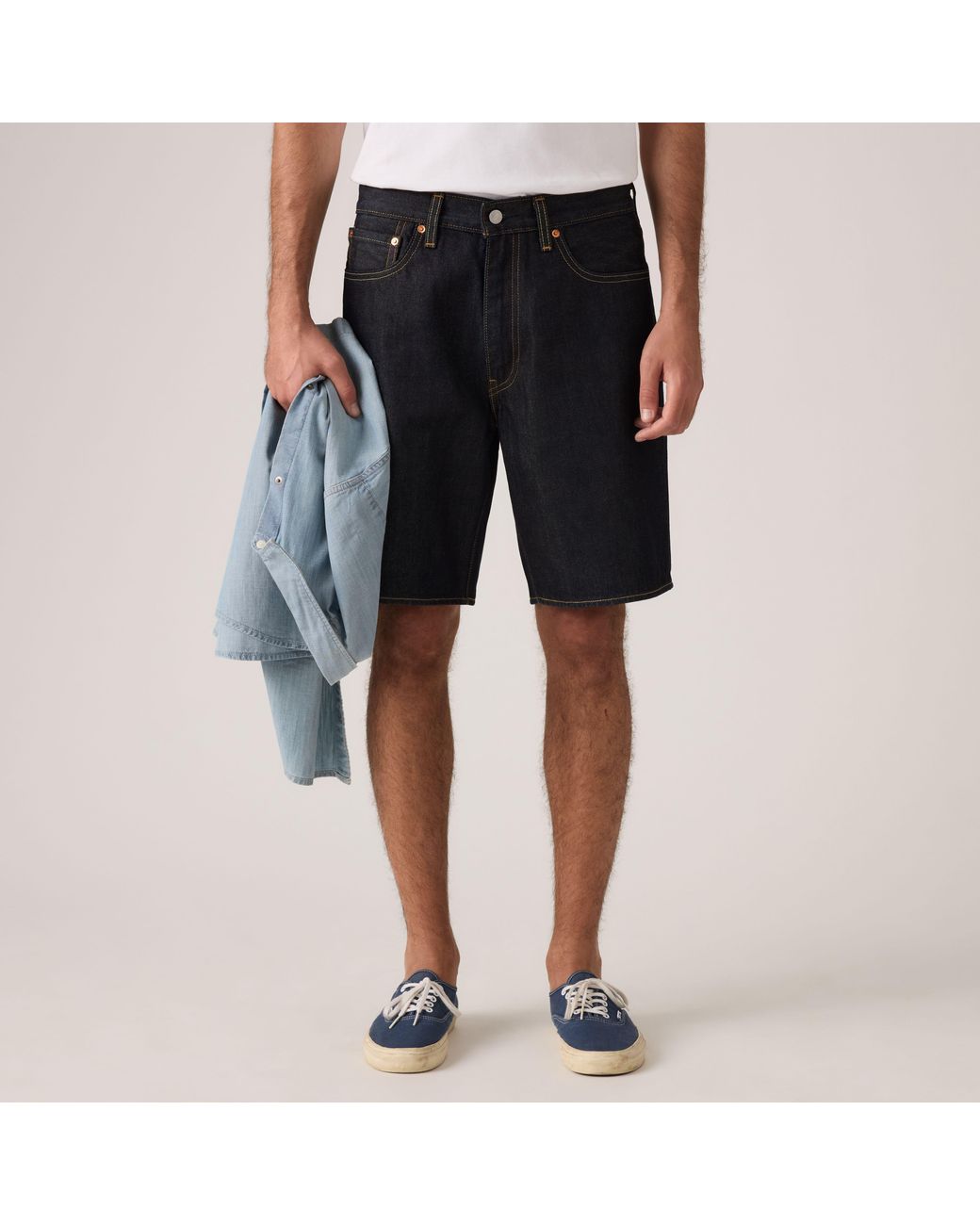 Levi's Blue 468 Loose Shorts for men