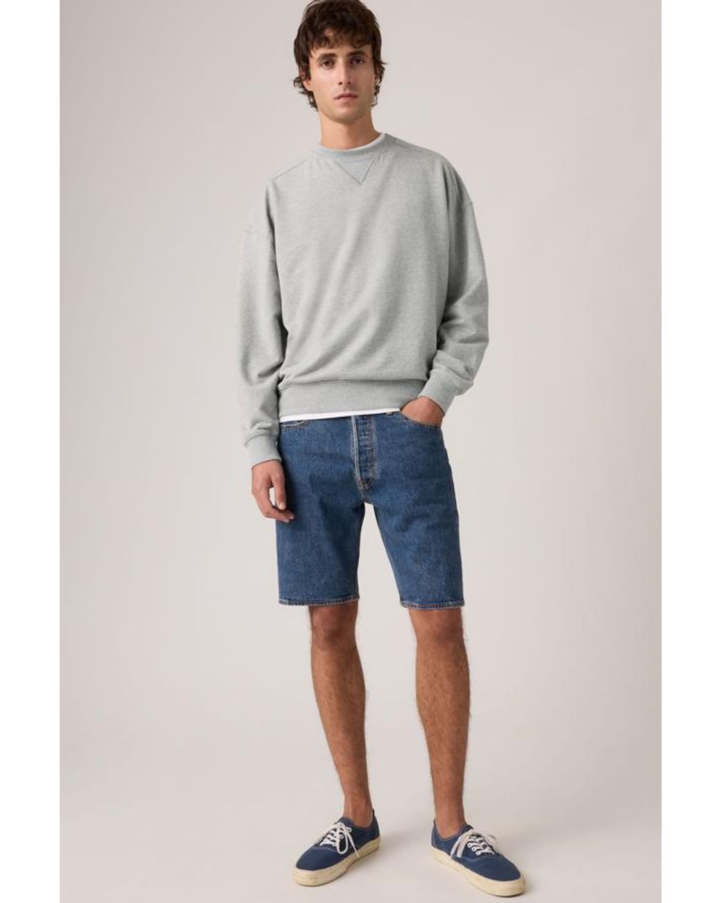 Levi's Blue 501 Original Shorts for men