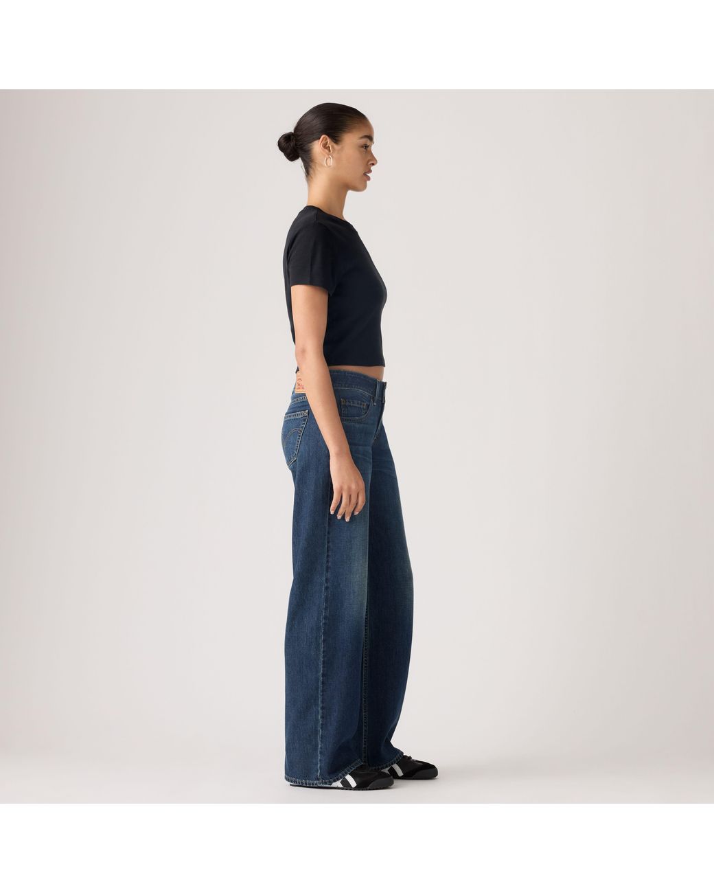 Levi's Superlow Loose Lightweight Jeans in het Blue