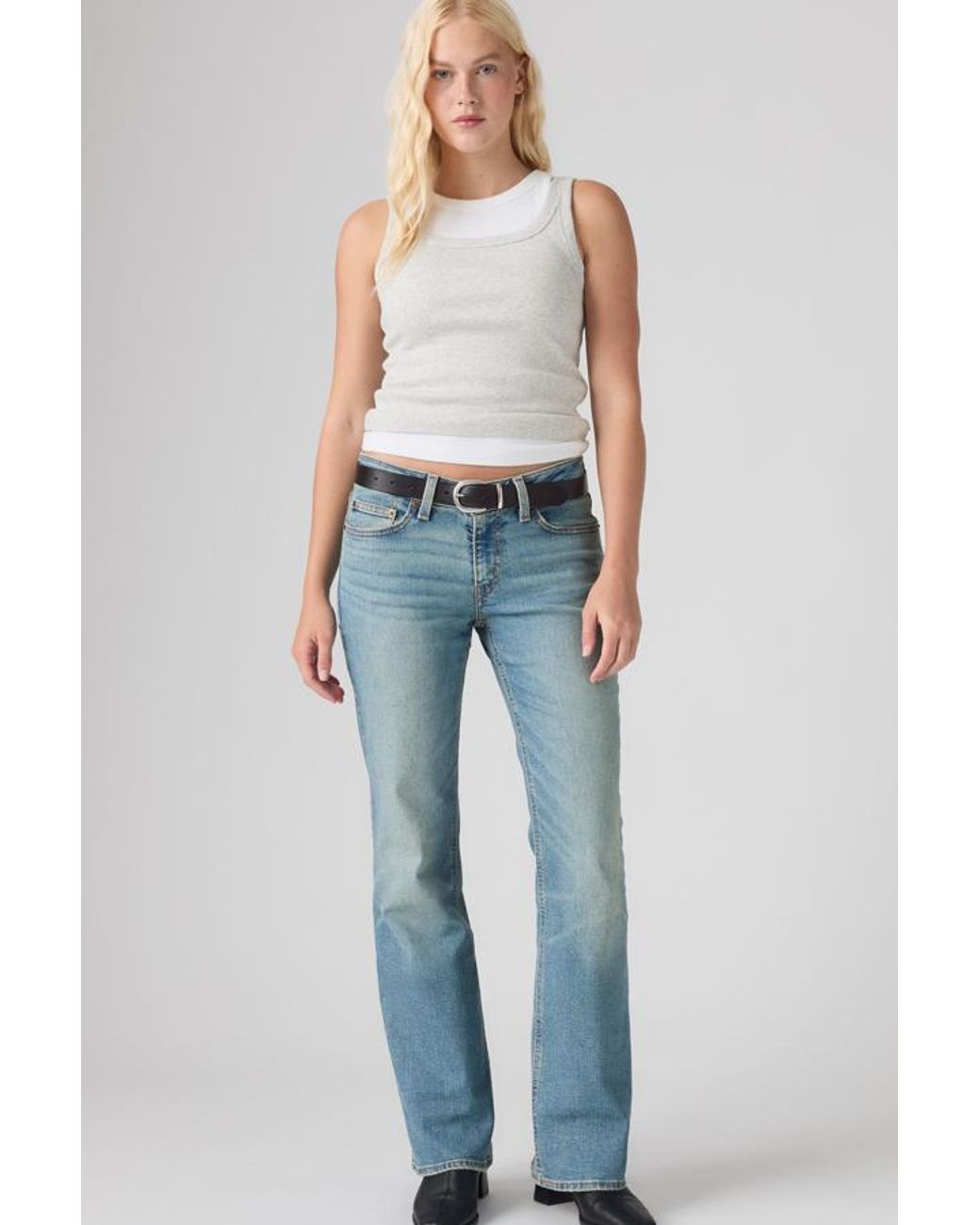 Levi's Blue Superlow Bootcut Jeans