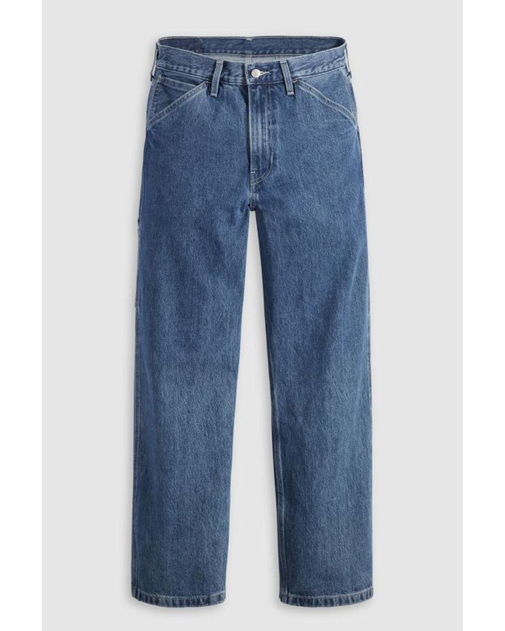 Levi's Blue 568 Loose Straight Carpenter Jeans for men