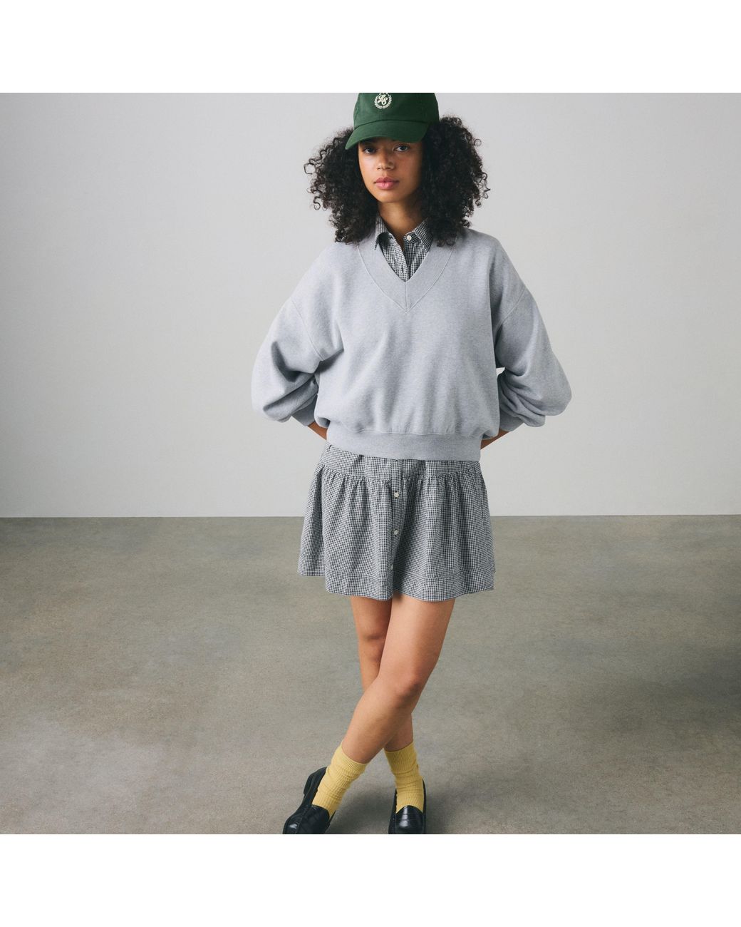 Levi's Gray Vintage V Neck Sweatshirt