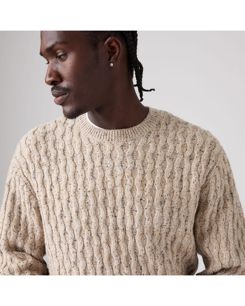 Levi's Natural Presidio Crewneck Sweater for men